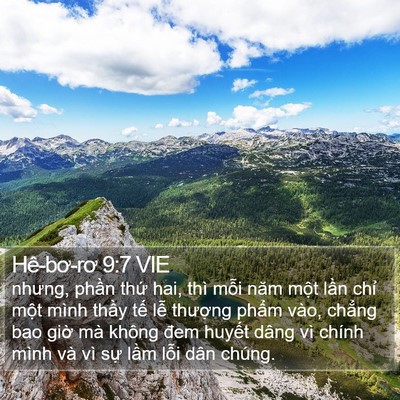 Hê-bơ-rơ 9:7 VIE Bible Verse Image