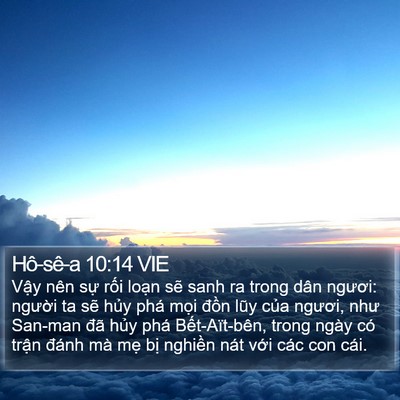 Hô-sê-a 10:14 VIE Bible Verse Image