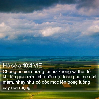 Hô-sê-a 10:4 VIE Bible Verse Image