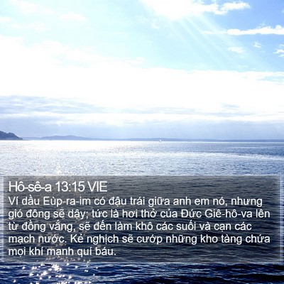 Hô-sê-a 13:15 VIE Bible Verse Image