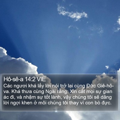 Hô-sê-a 14:2 VIE Bible Verse Image
