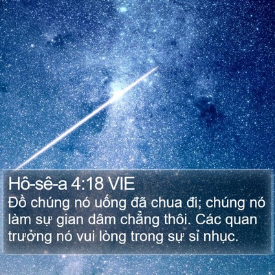 Hô-sê-a 4:18 VIE Bible Verse Image