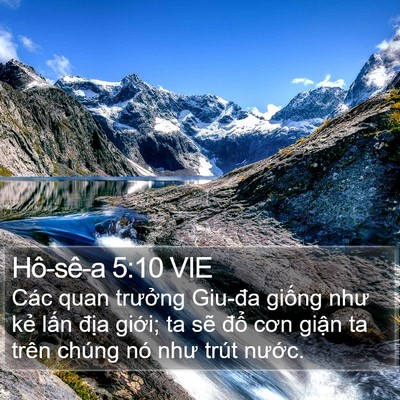 Hô-sê-a 5:10 VIE Bible Verse Image