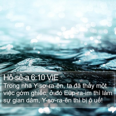 Hô-sê-a 6:10 VIE Bible Verse Image