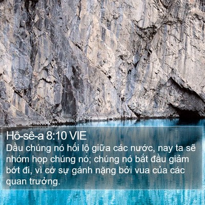 Hô-sê-a 8:10 VIE Bible Verse Image
