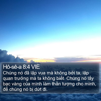 Hô-sê-a 8:4 VIE Bible Verse Image