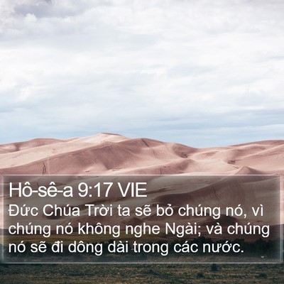 Hô-sê-a 9:17 VIE Bible Verse Image