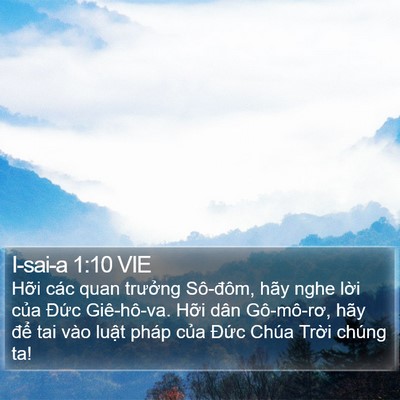 I-sai-a 1:10 VIE Bible Verse Image