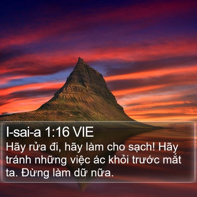 I-sai-a 1:16 VIE Bible Verse Image