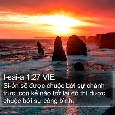 I-sai-a 1:27 VIE Bible Verse Image