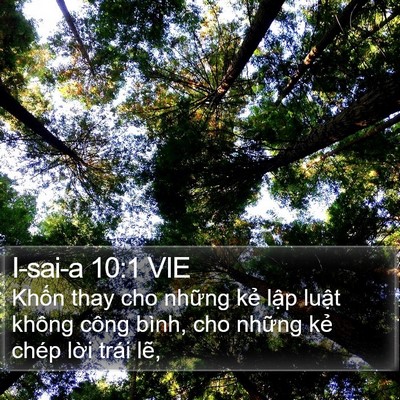 I-sai-a 10:1 VIE Bible Verse Image