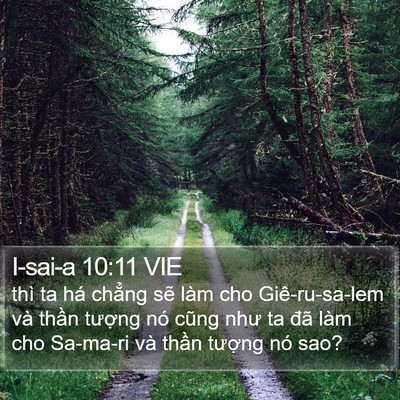 I-sai-a 10:11 VIE Bible Verse Image