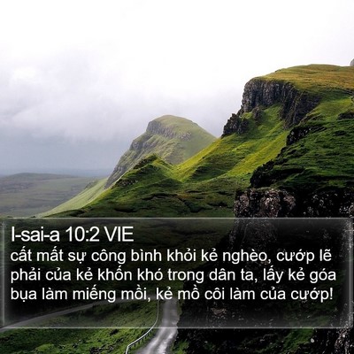 I-sai-a 10:2 VIE Bible Verse Image