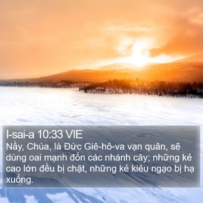 I-sai-a 10:33 VIE Bible Verse Image