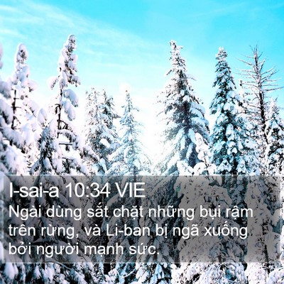 I-sai-a 10:34 VIE Bible Verse Image