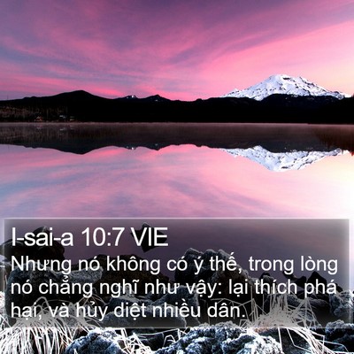 I-sai-a 10:7 VIE Bible Verse Image