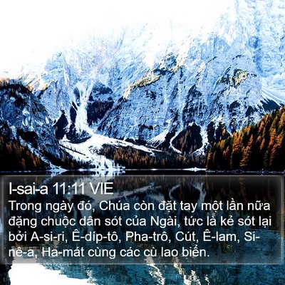 I-sai-a 11:11 VIE Bible Verse Image