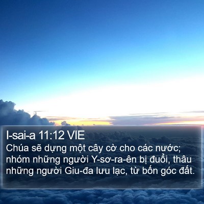 I-sai-a 11:12 VIE Bible Verse Image