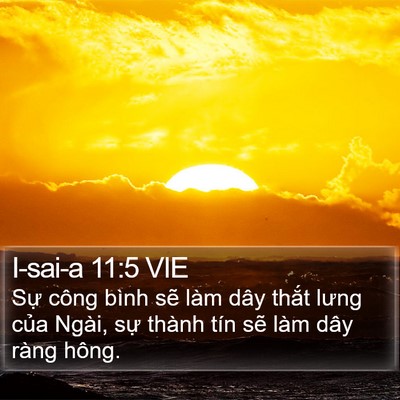 I-sai-a 11:5 VIE Bible Verse Image