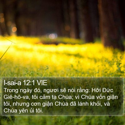 I-sai-a 12:1 VIE Bible Verse Image