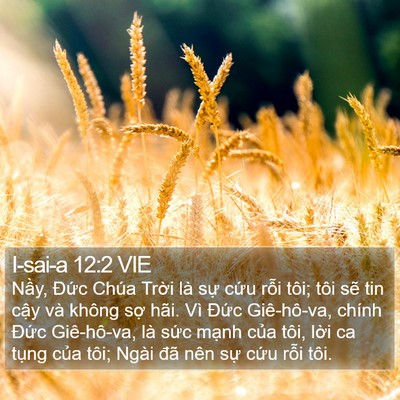 I-sai-a 12:2 VIE Bible Verse Image