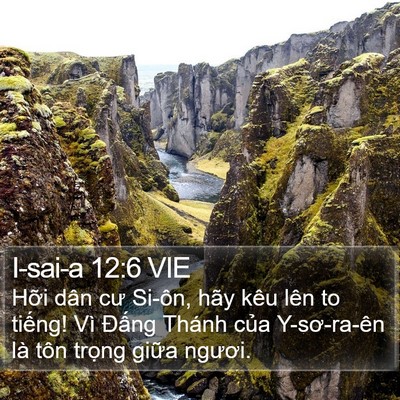 I-sai-a 12:6 VIE Bible Verse Image