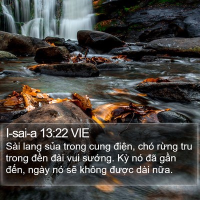 I-sai-a 13:22 VIE Bible Verse Image