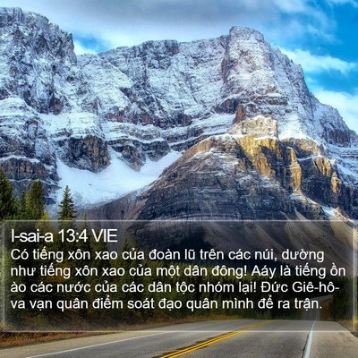 I-sai-a 13:4 VIE Bible Verse Image