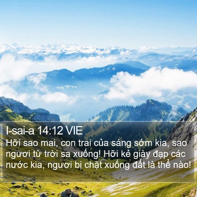 I-sai-a 14:12 VIE Bible Verse Image