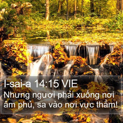 I-sai-a 14:15 VIE Bible Verse Image