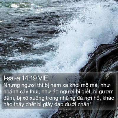 I-sai-a 14:19 VIE Bible Verse Image