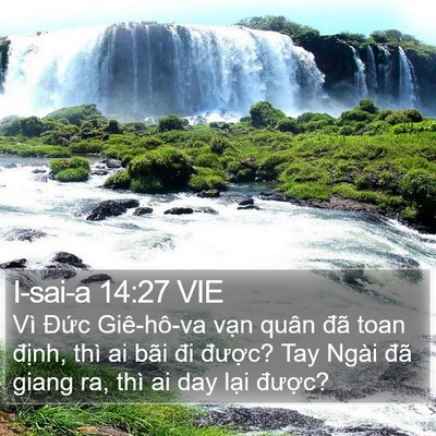 I-sai-a 14:27 VIE Bible Verse Image