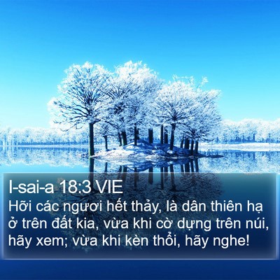 I-sai-a 18:3 VIE Bible Verse Image