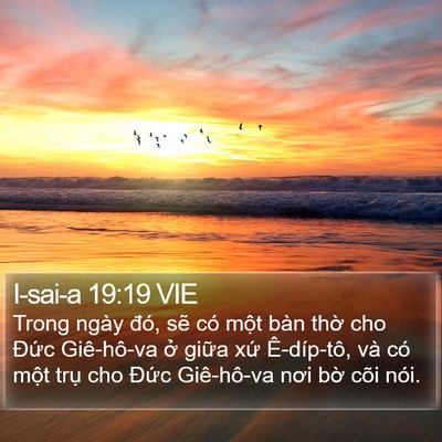 I-sai-a 19:19 VIE Bible Verse Image