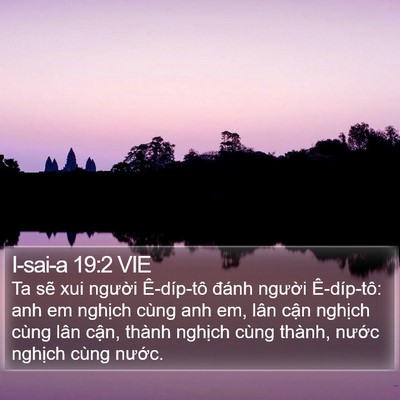 I-sai-a 19:2 VIE Bible Verse Image