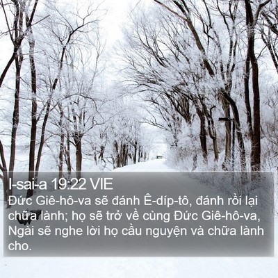 I-sai-a 19:22 VIE Bible Verse Image