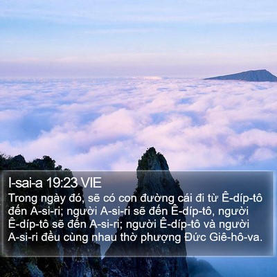 I-sai-a 19:23 VIE Bible Verse Image