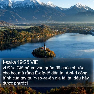 I-sai-a 19:25 VIE Bible Verse Image