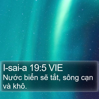 I-sai-a 19:5 VIE Bible Verse Image