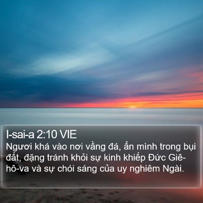 I-sai-a 2:10 VIE Bible Verse Image