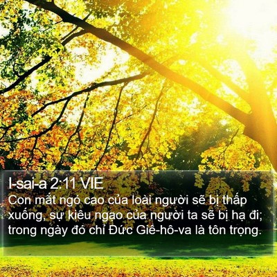 I-sai-a 2:11 VIE Bible Verse Image