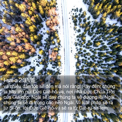 I-sai-a 2:3 VIE Bible Verse Image