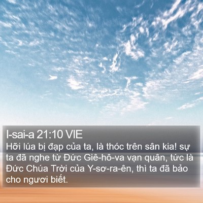 I-sai-a 21:10 VIE Bible Verse Image