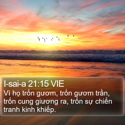 I-sai-a 21:15 VIE Bible Verse Image