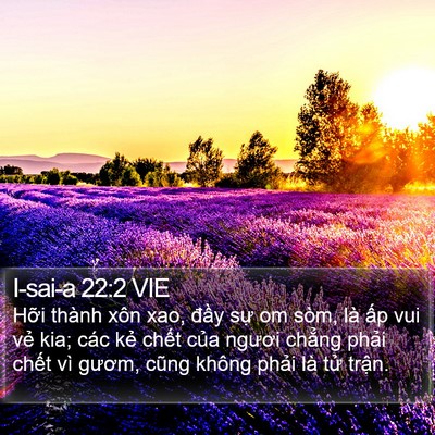 I-sai-a 22:2 VIE Bible Verse Image