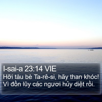 I-sai-a 23:14 VIE Bible Verse Image