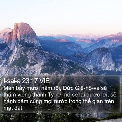 I-sai-a 23:17 VIE Bible Verse Image