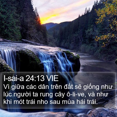 I-sai-a 24:13 VIE Bible Verse Image