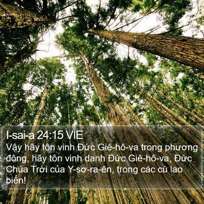 I-sai-a 24:15 VIE Bible Verse Image
