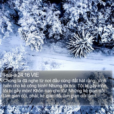 I-sai-a 24:16 VIE Bible Verse Image